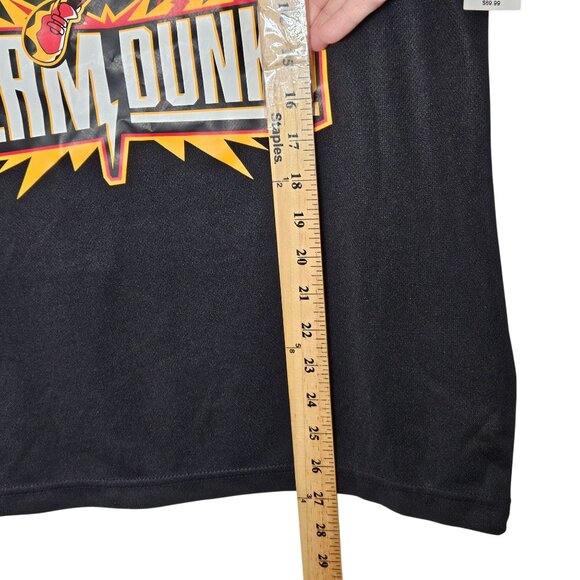 Disney‎ Parks NWT Mickey Mouse Slam Dunks Basketball Jersey Black S Polyester - Picture 5 of 7